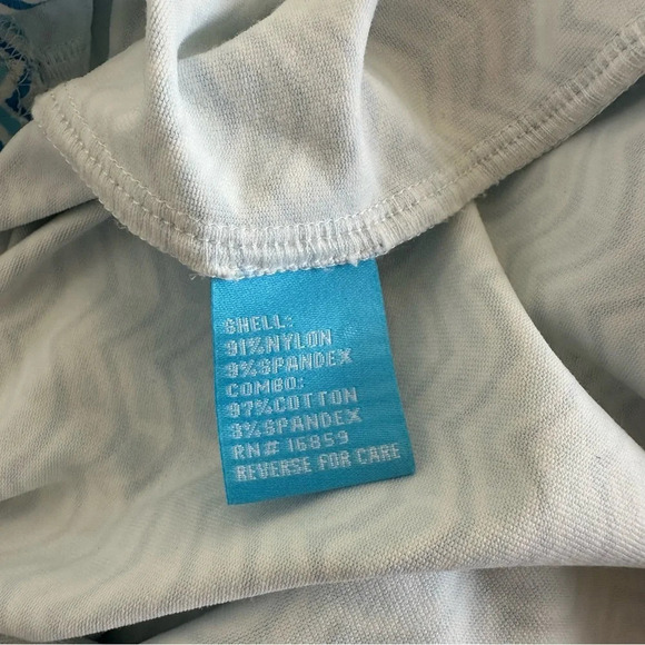 J McLaughlin size XS Blue Wave Catalina Cloth Collar Dress Travel Stretchy - Picture 6 of 6